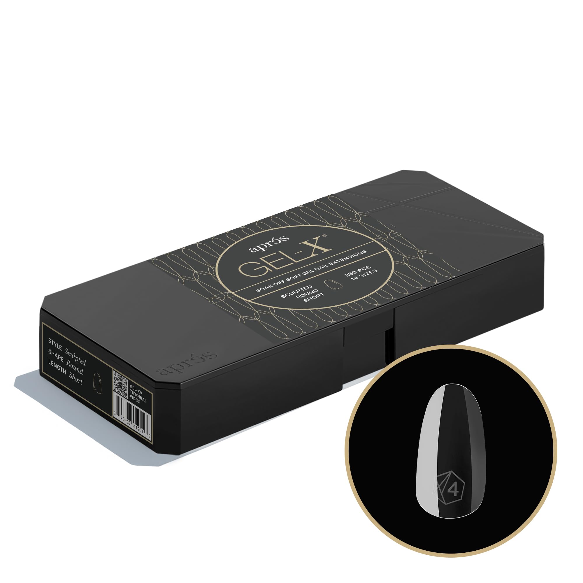 Amazon | APRÉS Gel-X® ラウンド型ネイルチップセット｜280枚入り